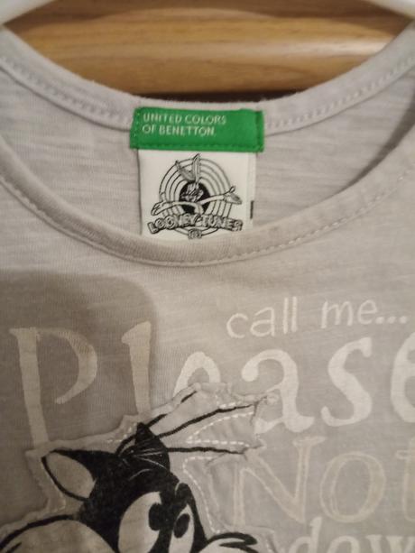 Benetton komplet nohavice tričko sylvester looney, benetton,62