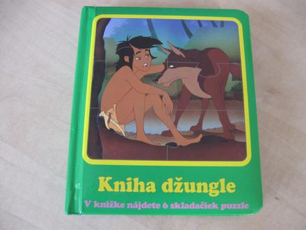 Knižka + 6 puzzle kniha džungle,
