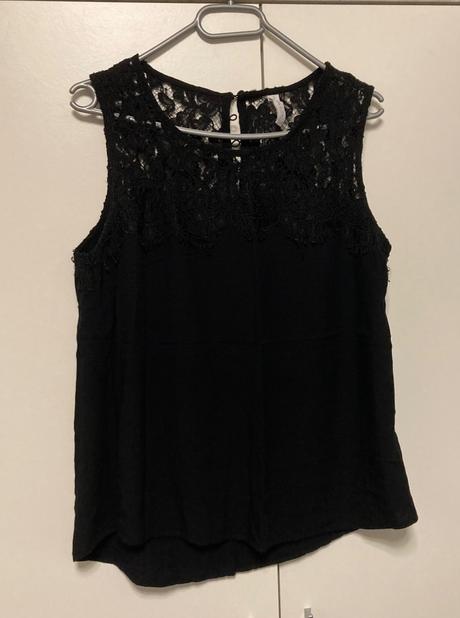 Tričko/blúzka s čipkou, amisu,m