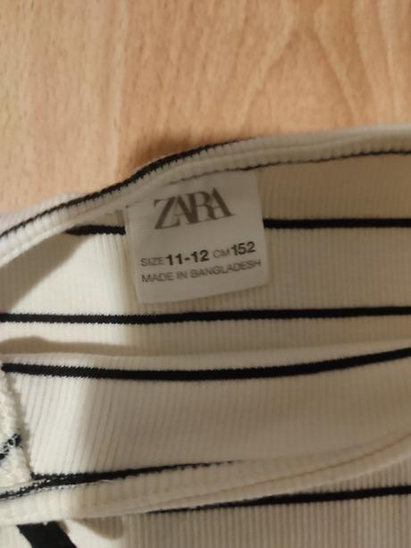 Vrubkované tricko, zara,152