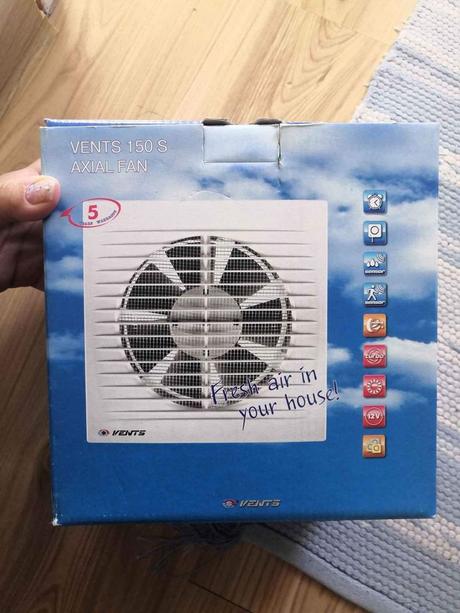 Ventilátor do kúpeľne / wc, 