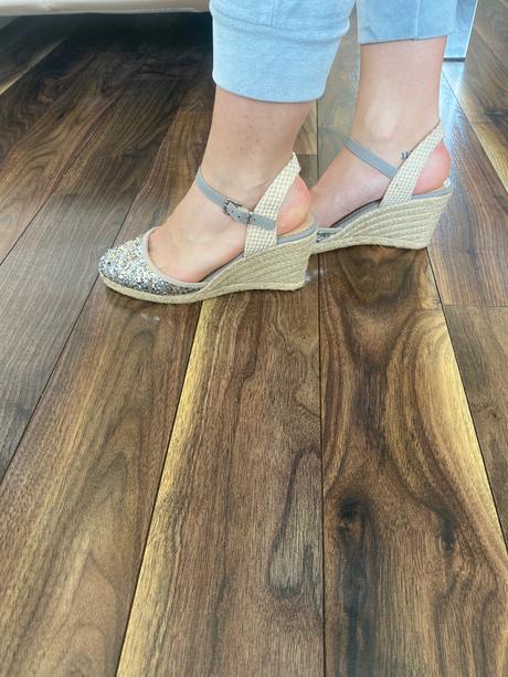 Espadrily na plnom opätku, f&f,40