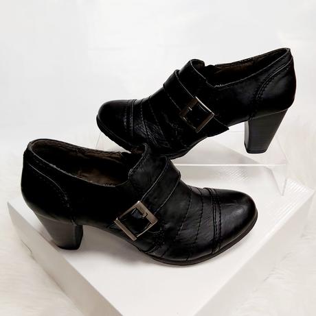 Dámske kožené topánky 5417 z, 37 / 39 / 40