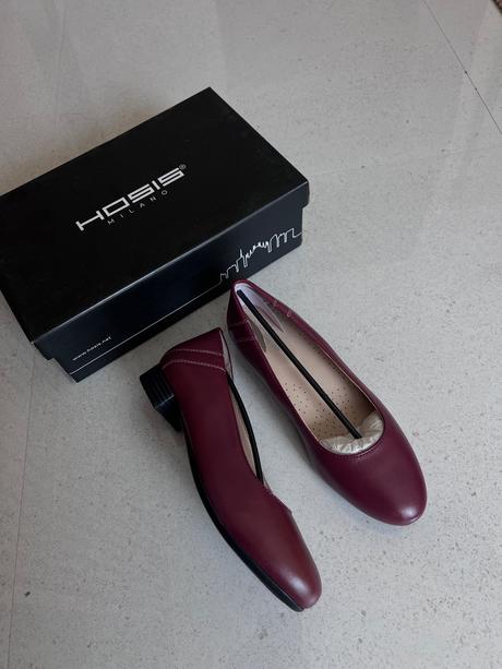 Kožené baleríny, 37