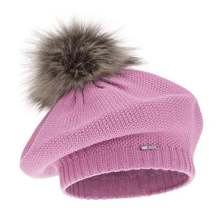 Dámska zimná baretka z merino vlny-mix farieb, 56 / 60