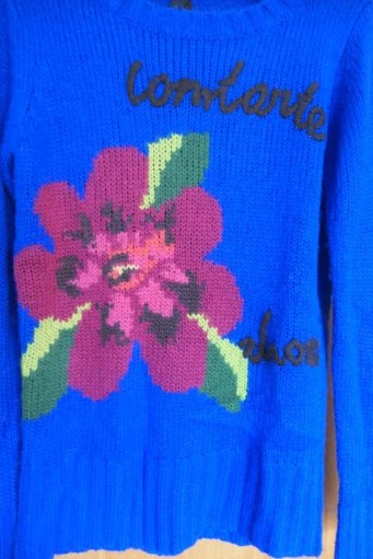 Desigual luxusny, kvalitny damsky sveter l/m, desigual,l