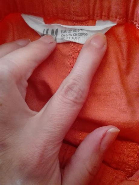 Kraťasy, h&m,122