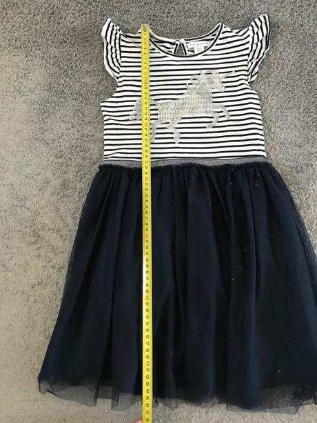 Modré letné šaty v.128, primark,128