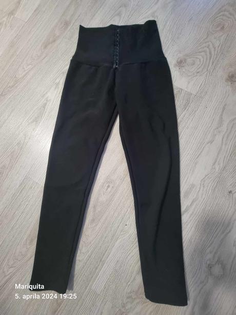 Leginove nohavice vysoky pas, m