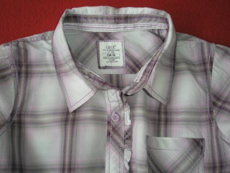 Dievčenská károvaná košeľa zn. h&m veľ. 116-122, h&m,116