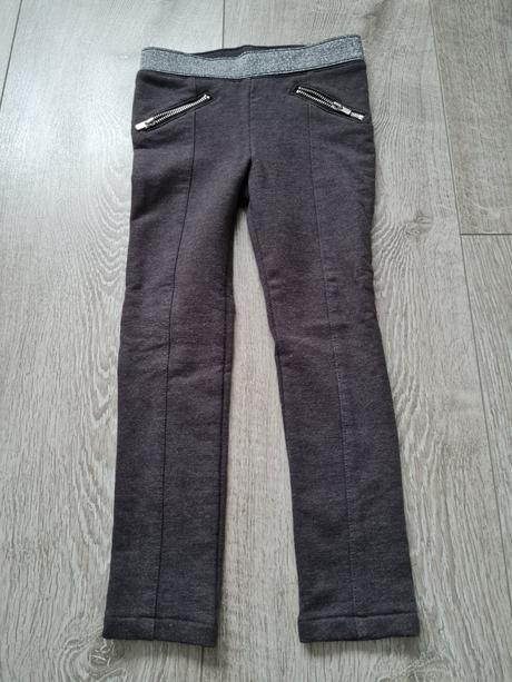 Detské nohavice legíny, h&m,110