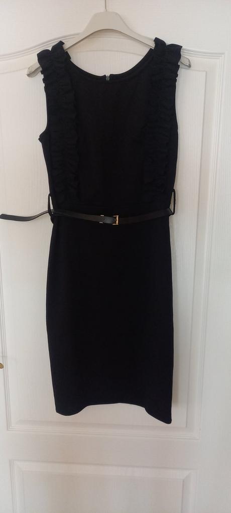 Čierne mini šaty, s