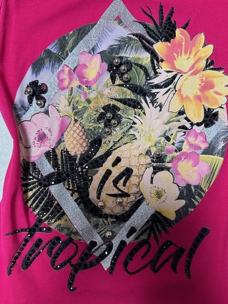 Krásne cyklámenové tielko zn. gaudi originál, gaudi,m