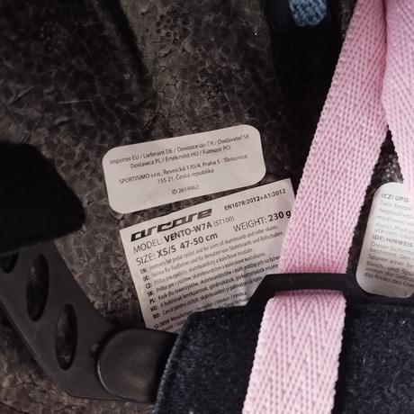 Dievčenská prilba, xs