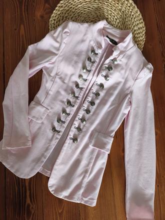 Sako s ružové, s