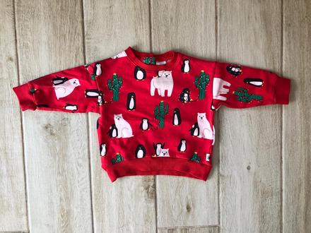 Zimná/vianočná mikina, lindex,68