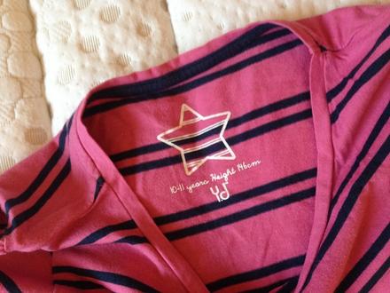 Predĺžené pásikové tričko yd v. 146/152, young dimension,146