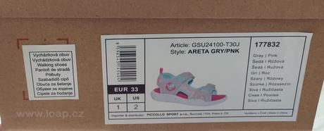 Dievčenské sandále loap, loap,33