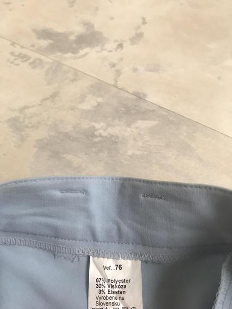 Nohavice s vysokým pásom, m