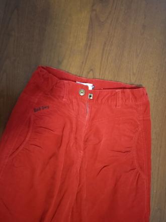 Vyteplené menčestrové nohavice, 134