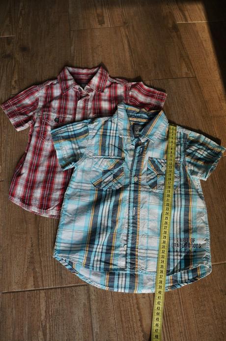 2ks kosele s kratkym rukavom, h&m , velkost 86-92, h&m,92