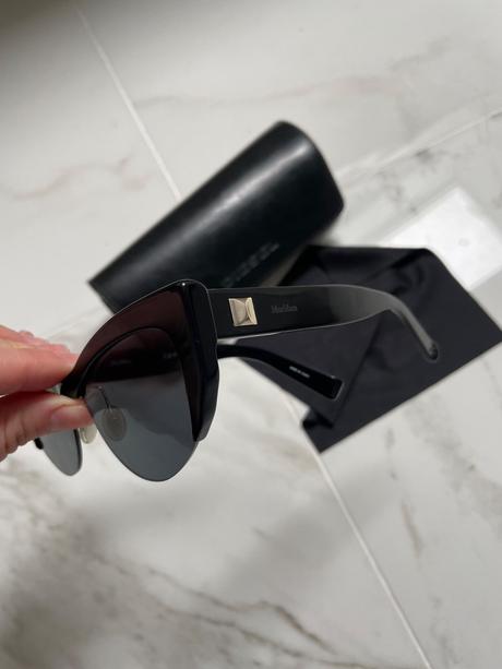 Max mara čierne slnečné okuliare, max mara