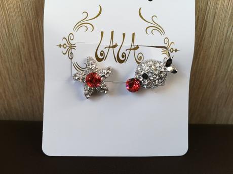 Krásne letné náušnice - more v oranžovom,