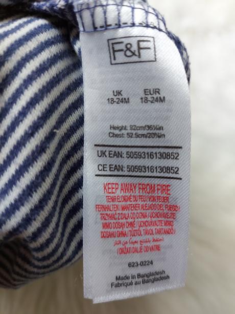 Prúžkované body f&f, f&f,92