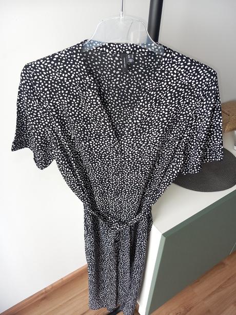 Midi košeľové šaty s opaskom 38/m, vero moda,m