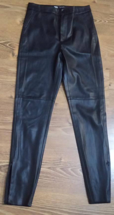 Nohavice kožené s, zara,s