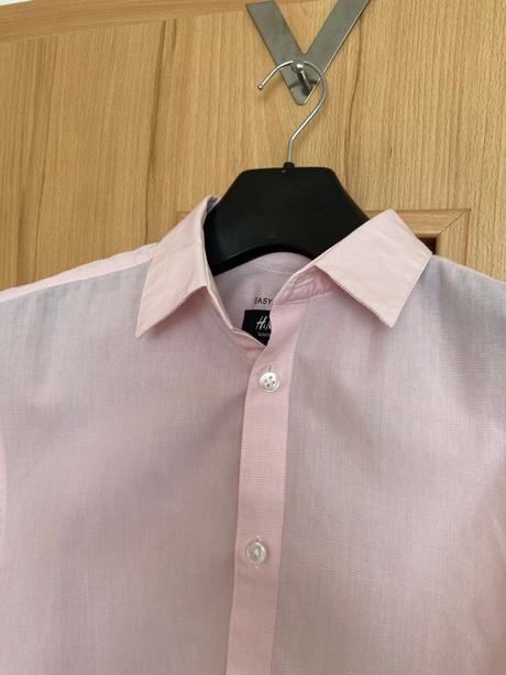 Pánska ružová košeľa, h&m,s