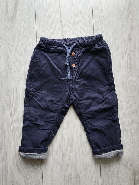 Menčestrové nohavice h&m 80, h&m,80