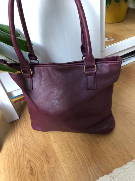 Bordová kabelka/ bordová vintage kabelka, 