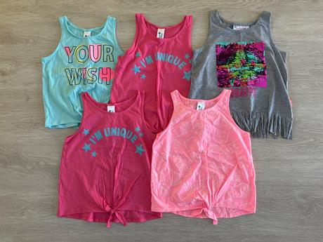 Dievcenske bavlnene tielka vel. 134/140, palomino,134