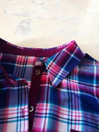 Športová kockovaná košeľa, xxl