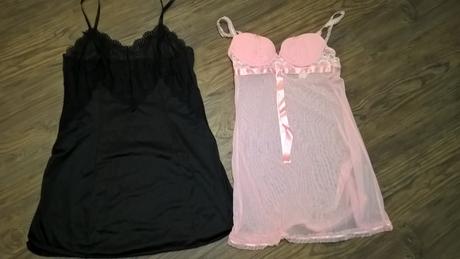 2x tenka nočna košela, s