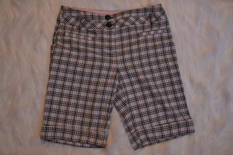 Kárované šortky, s
