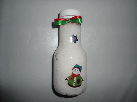 Voňavá morská soľ do kúpeľa - vianočná fľaška, 