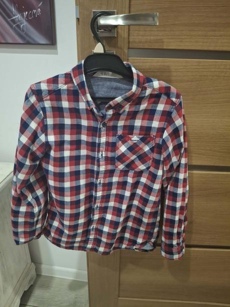 Flanelová košeľa h&m velkost 134, h&m,134