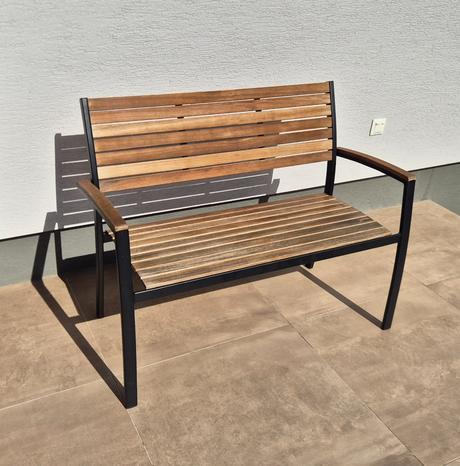 Záhradná lavica flamingo 59,4 x 114 x87,9 cm",