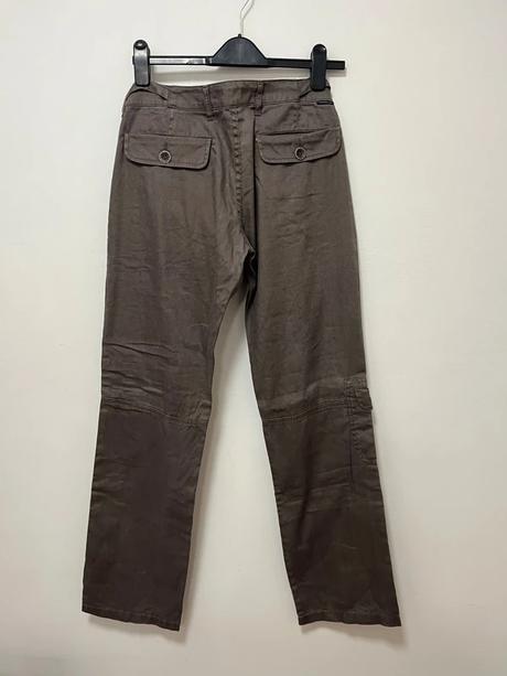 Ľanovobavlnené cargo nohavice calvin klein jeans, calvin klein,30