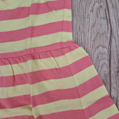 Šaty bavlnené lupilu žlto-cyklamenove, lupilu,110