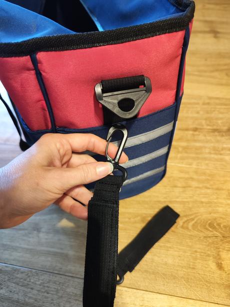 Prebaľovacia taška, na plece/kočík s uchytením,