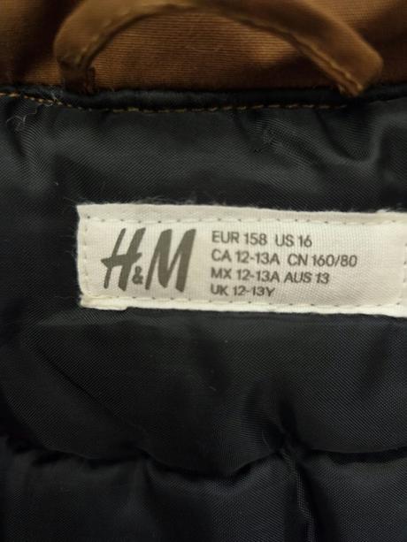 Zimná bunda, h&m,158