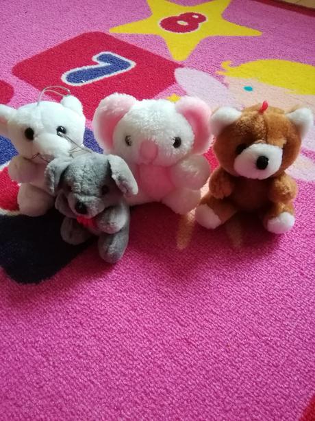 Plysove hracky male, 