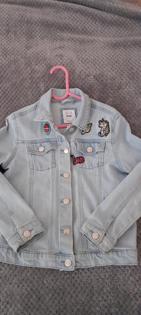 Dievčenská riflova bunda, sinsay,134