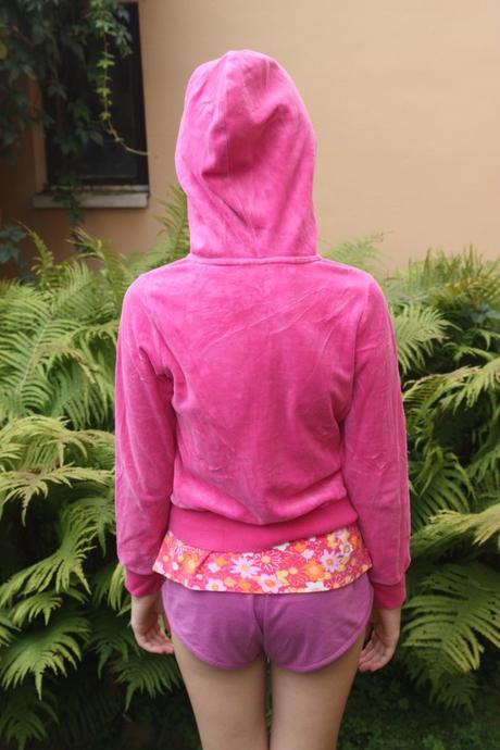 Mikina ruzova zamatova, cubus,152