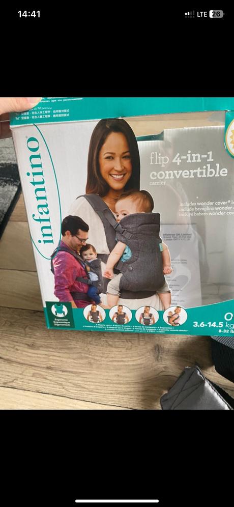 Nosič dieťatka infantino, infantino