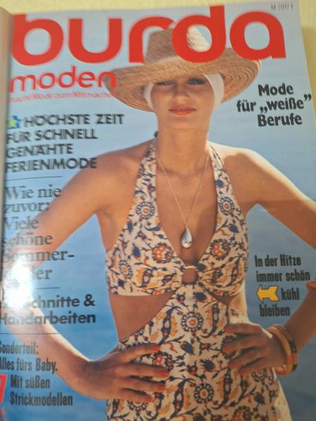 Zväzok retro burdy 1976 (2. polrok, čísla 7-12), 