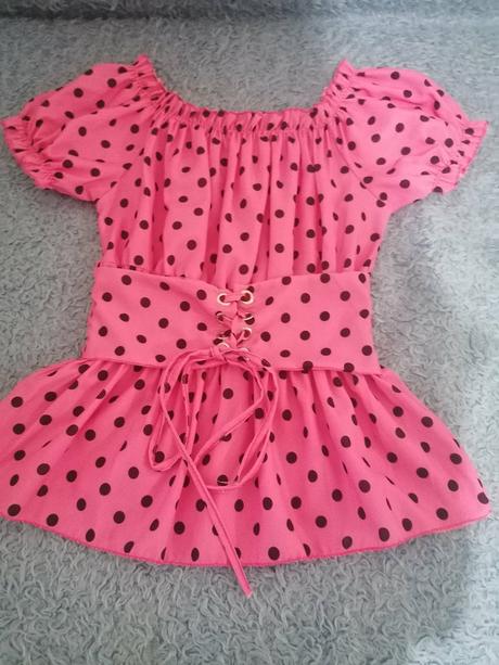 Blúzka so šnurovaním, s